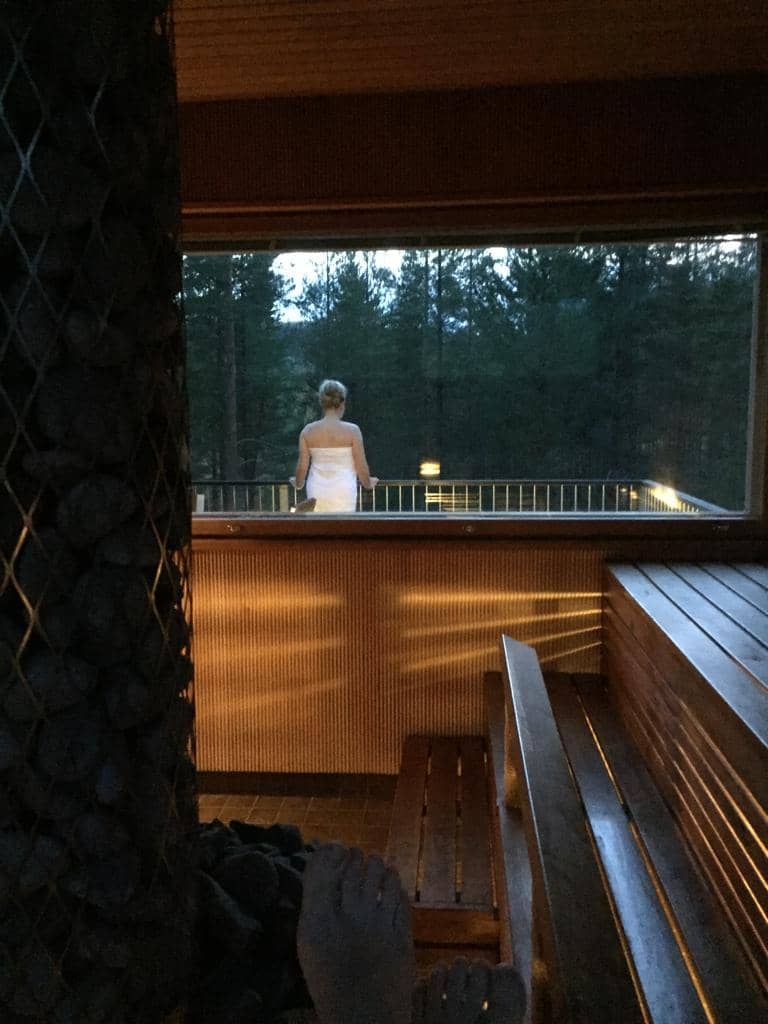 Sauna oli yksi ihanimmista asioista